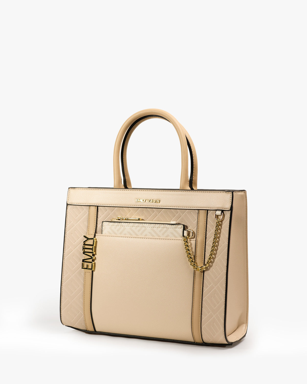 Aurore Tote — Ombré Shopper Tote — Beige colorway, catalogue image 2