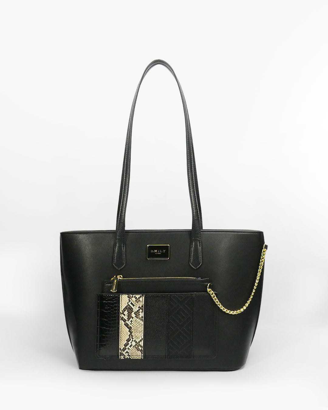 Delphine Tote — Shopper Tote — Black colorway, catalogue image 1