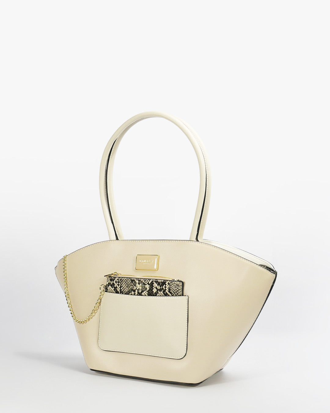 Aurelie Fan Tote — Fan Tote — Beige colorway, catalogue image 2
