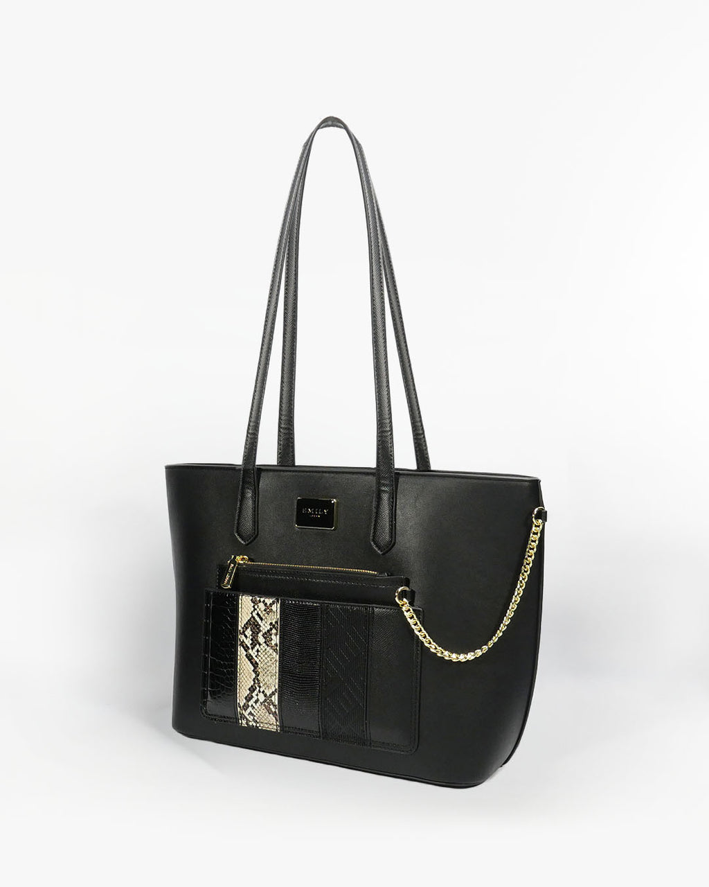 Delphine Tote — Shopper Tote — Black colorway, catalogue image 2