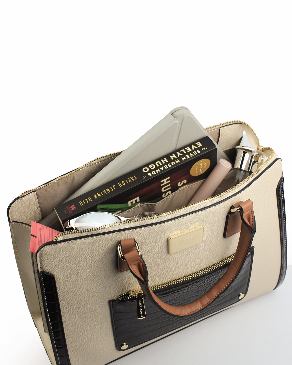 Dahlia Satchel — Structured Satchel — White colorway, catalogue image 5