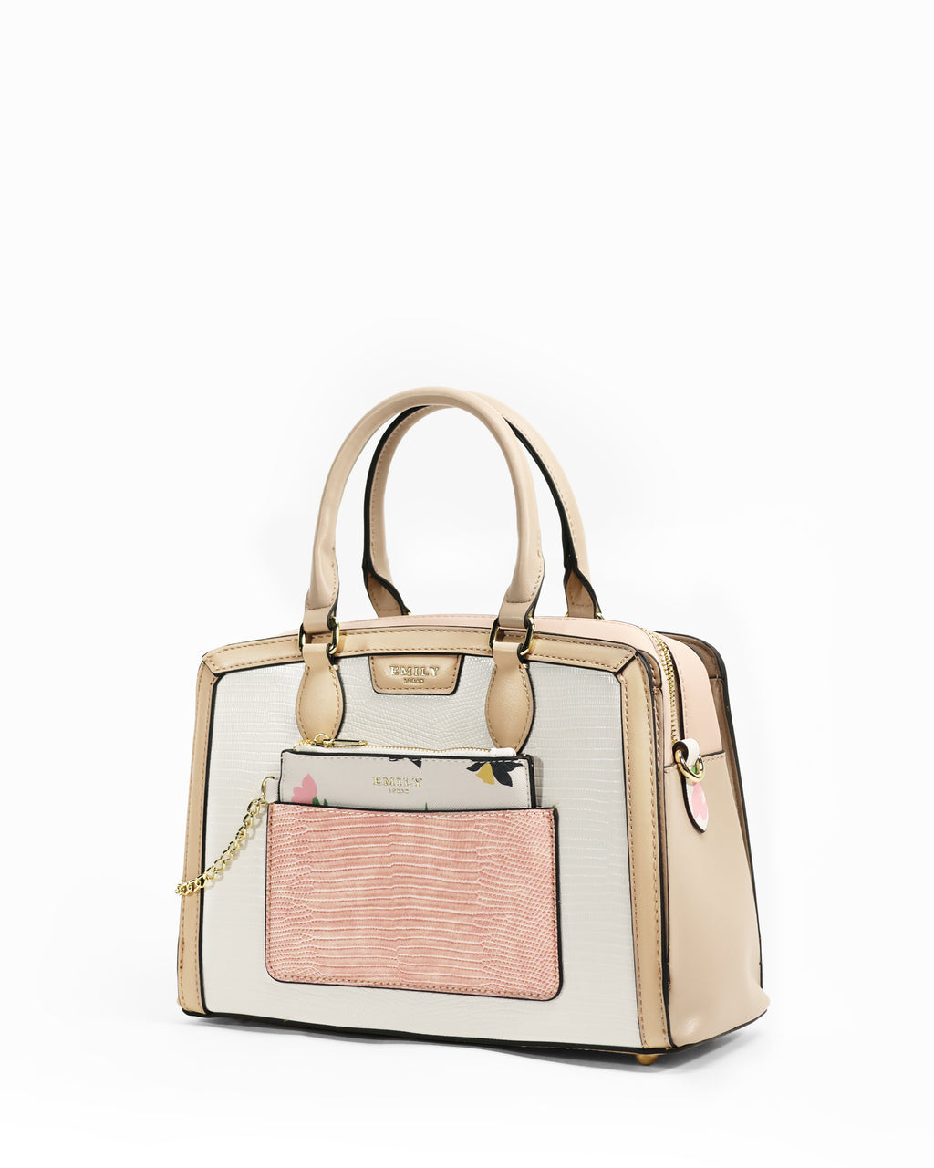 Fleur Satchel — Wildflower Satchel — White colorway, catalogue image 2