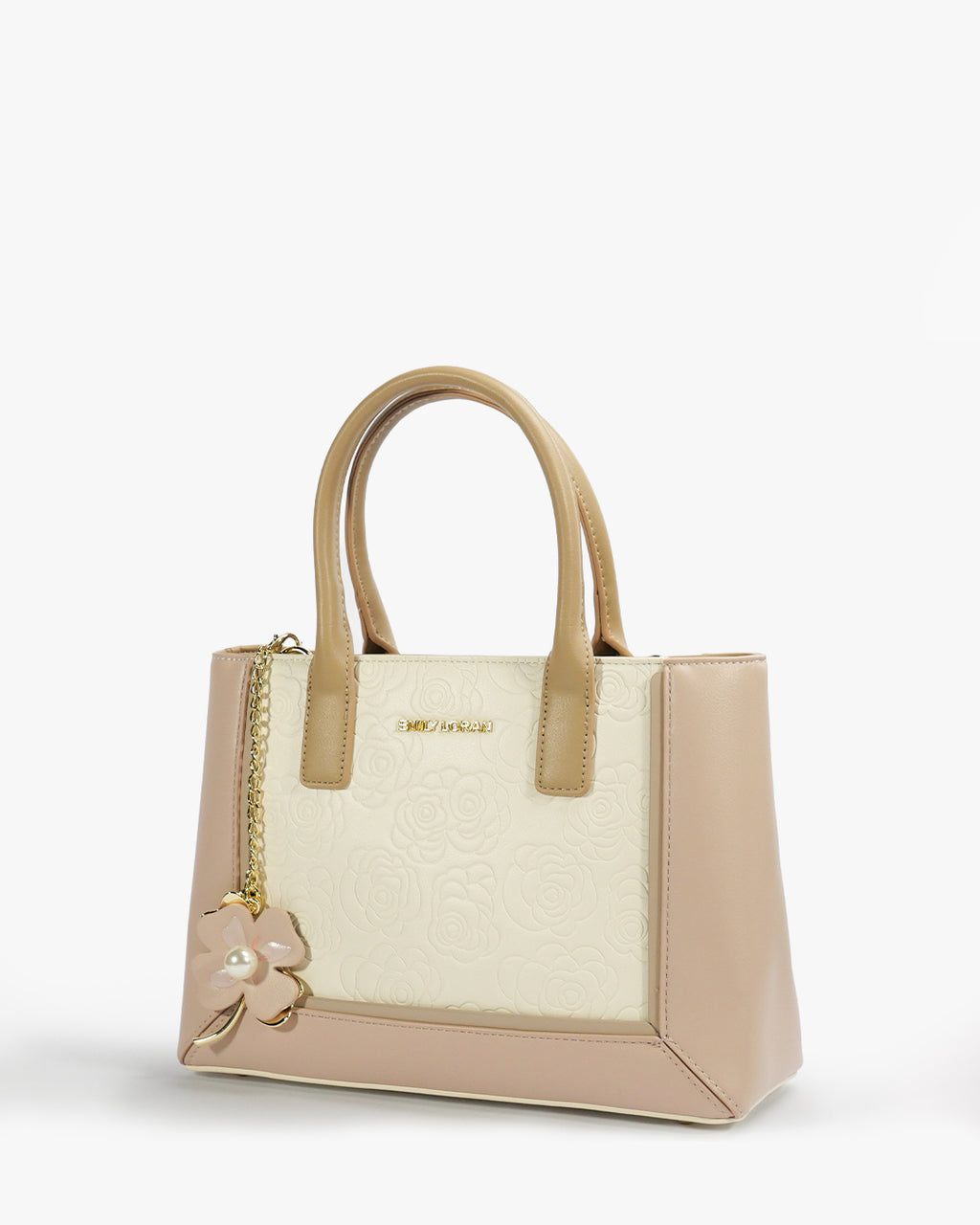 Rosette Tote — Structured Square Tote — Yellow colorway, catalogue image 2