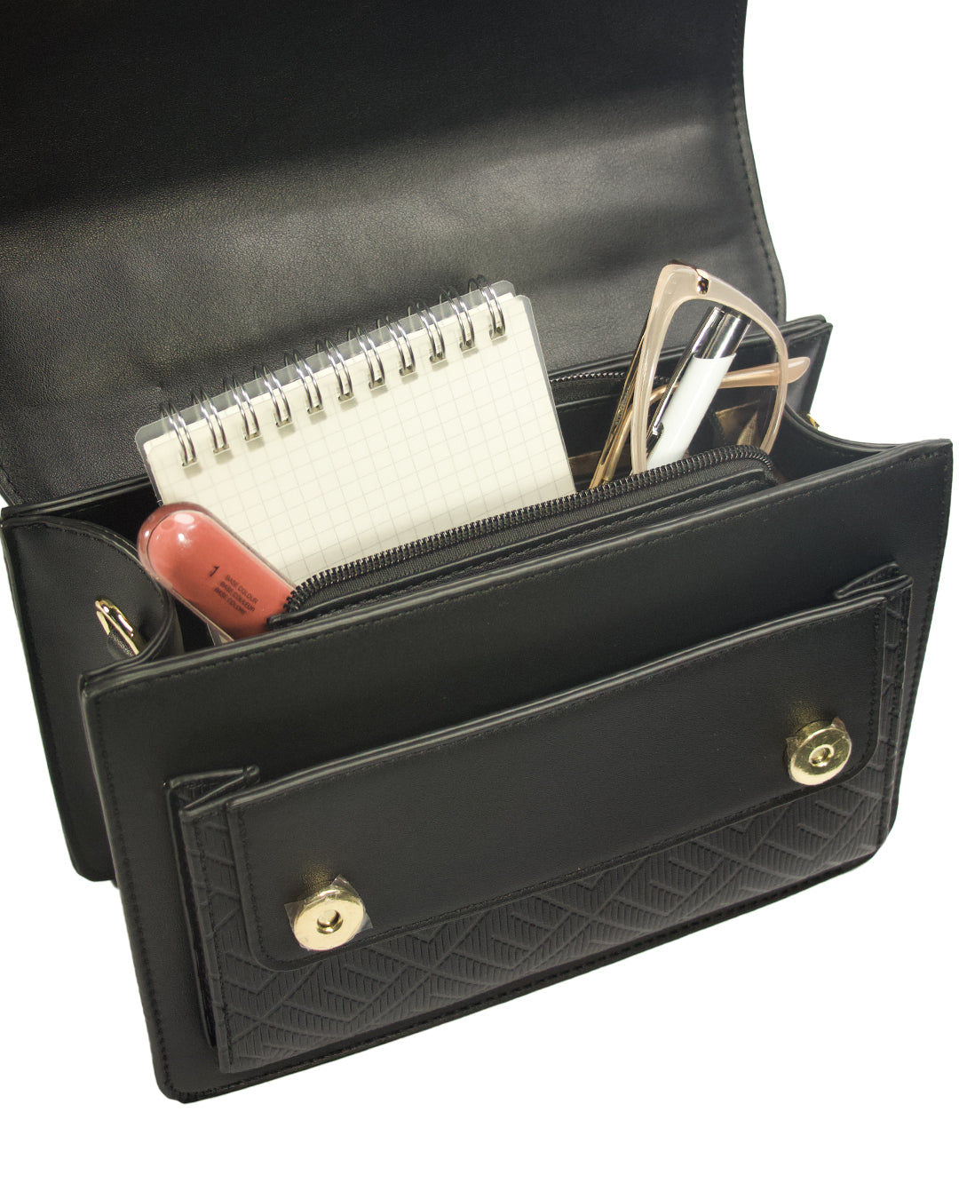 Elodie Satchel — Top-Handle Satchel — Black colorway, catalogue image 5