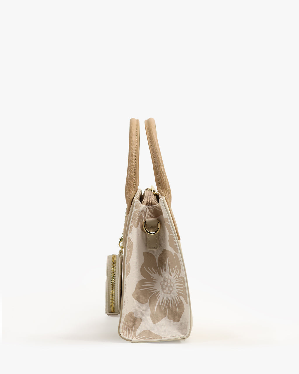 Lilia Mini Tote — Mini Structured Tote — Beige colorway, catalogue image 3