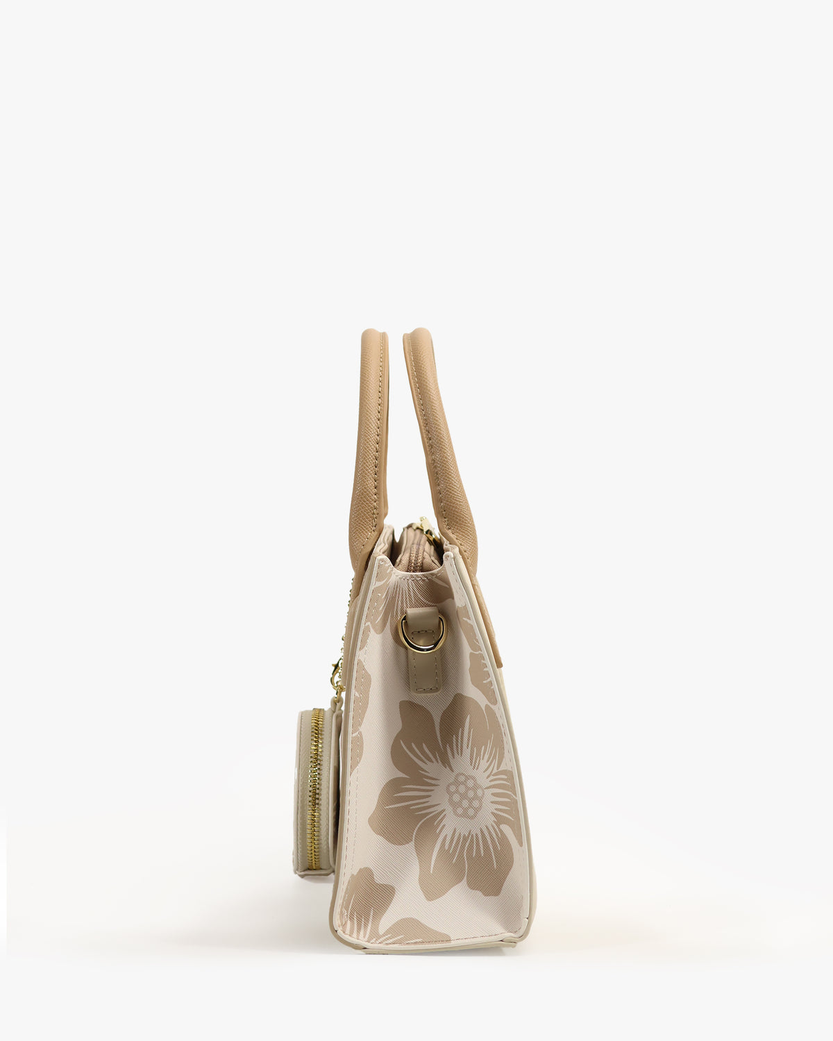 Lilia Mini Tote — Mini Structured Tote — Beige colorway, catalogue image 3