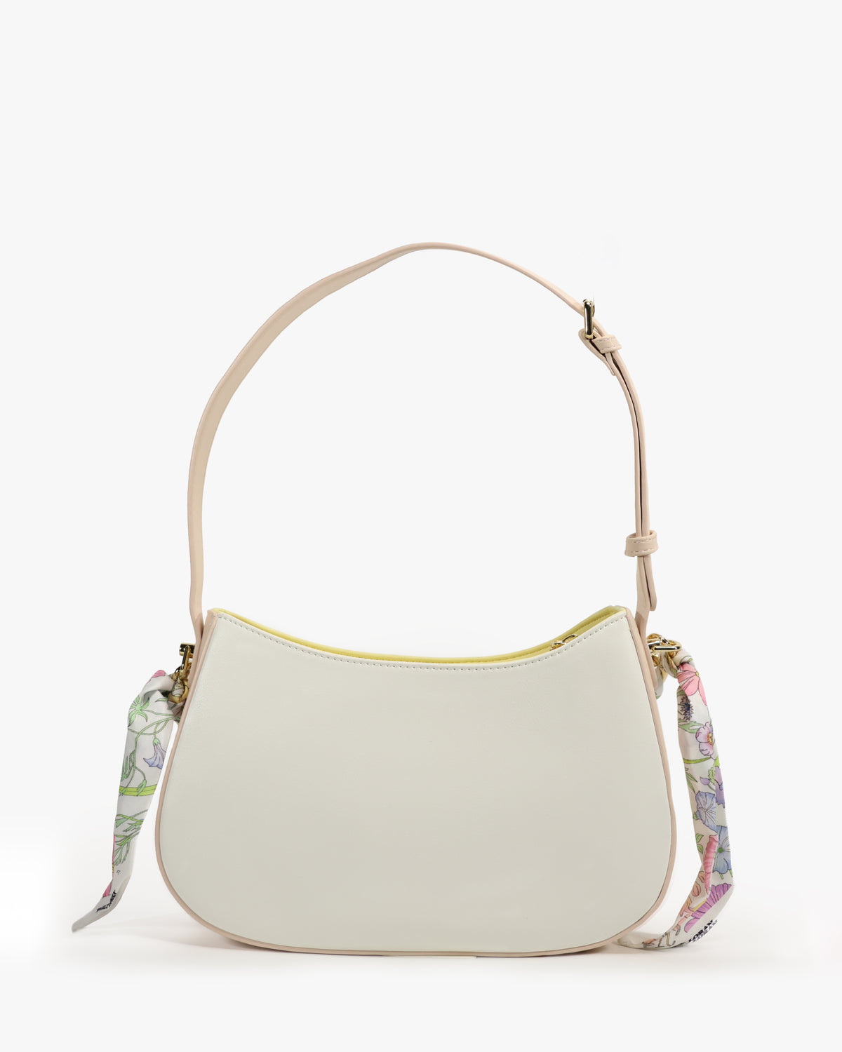 Lucia Hobo — Chain-Strap Hobo — White colorway, catalogue image 4