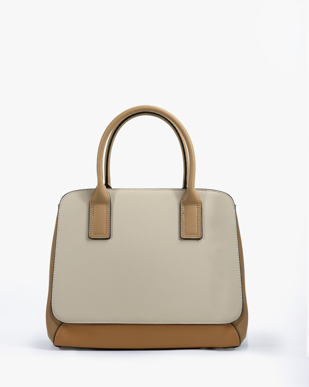 Carmela Satchel — Two-Tone Satchel — Beige colorway, catalogue image 4