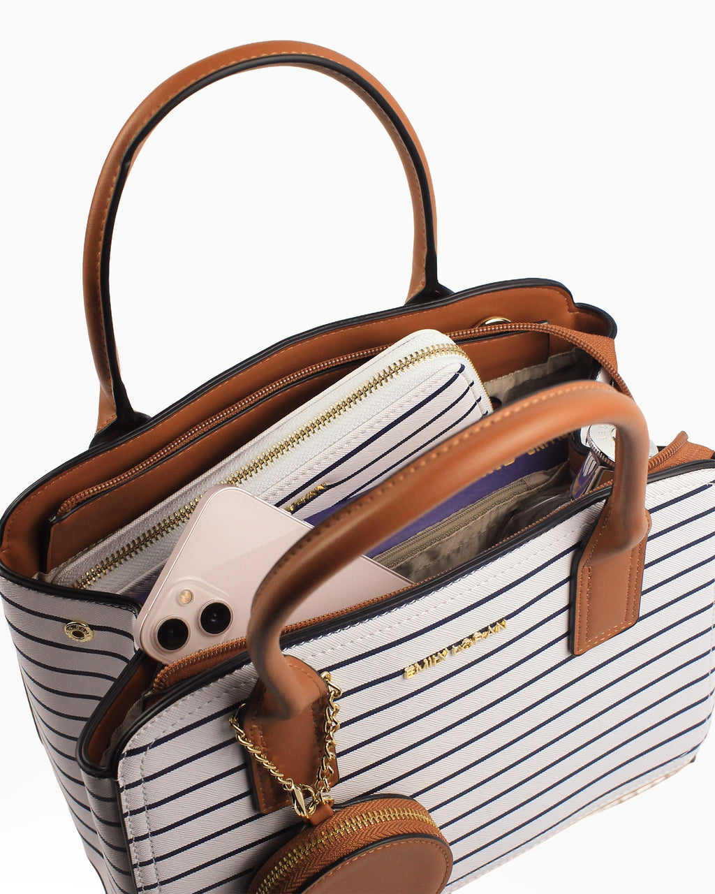 Carmela Satchel — Two-Tone Satchel — Multicolor colorway, catalogue image 5