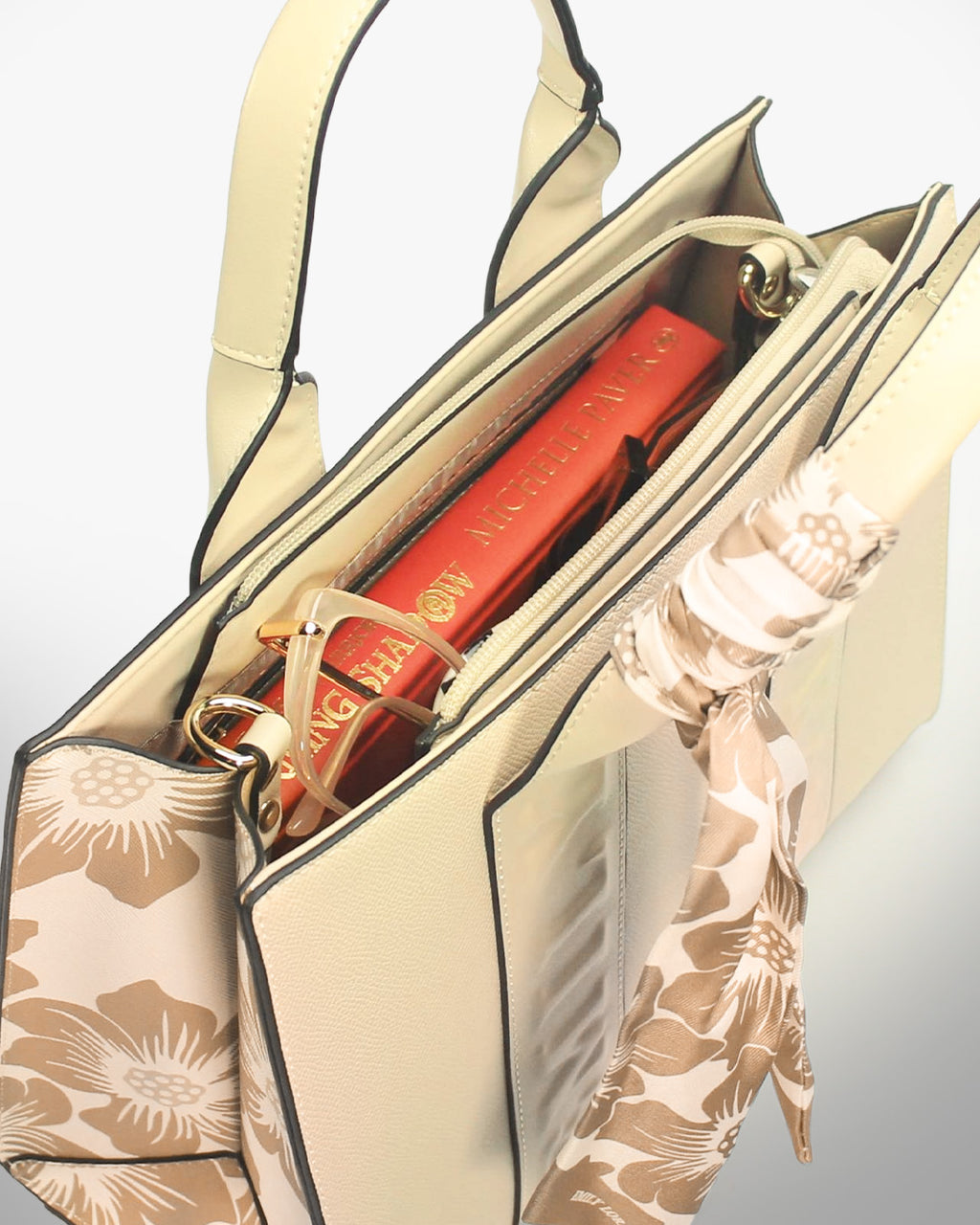 Marguerite Tote — Shopper Tote — Beige colorway, catalogue image 5