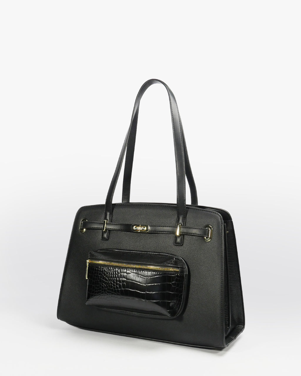 Bianca Trapeze Tote — Tote — Black colorway, catalogue image 2
