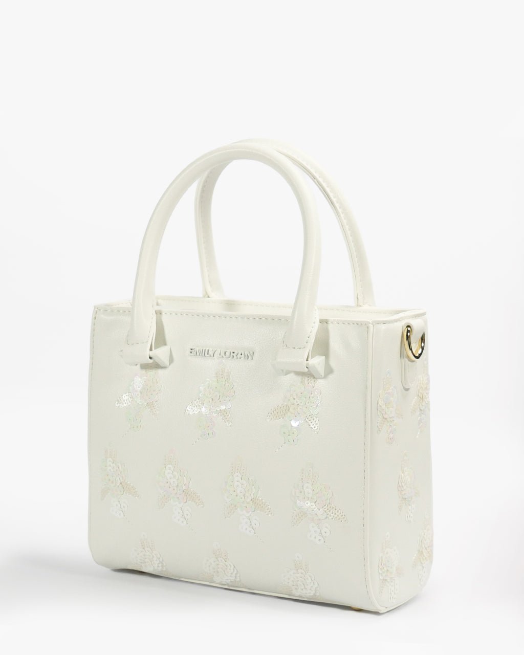 Lumina Mini Tote — Mini Bag — White colorway, catalogue image 2