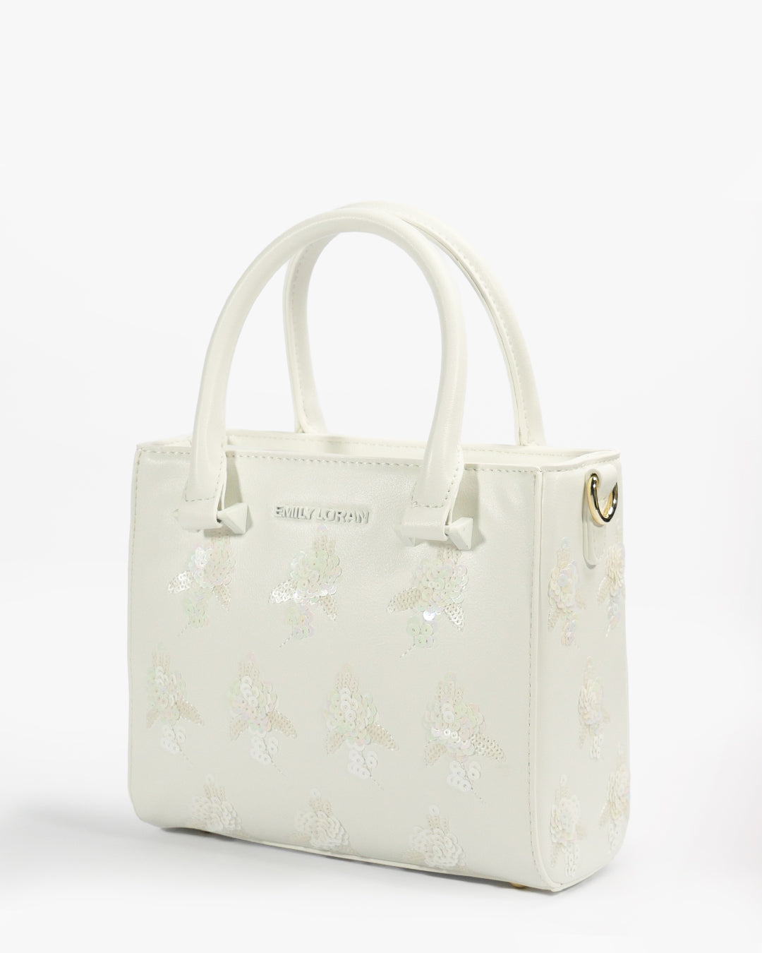 Lumina Mini Tote — Mini Bag — White colorway, catalogue image 2