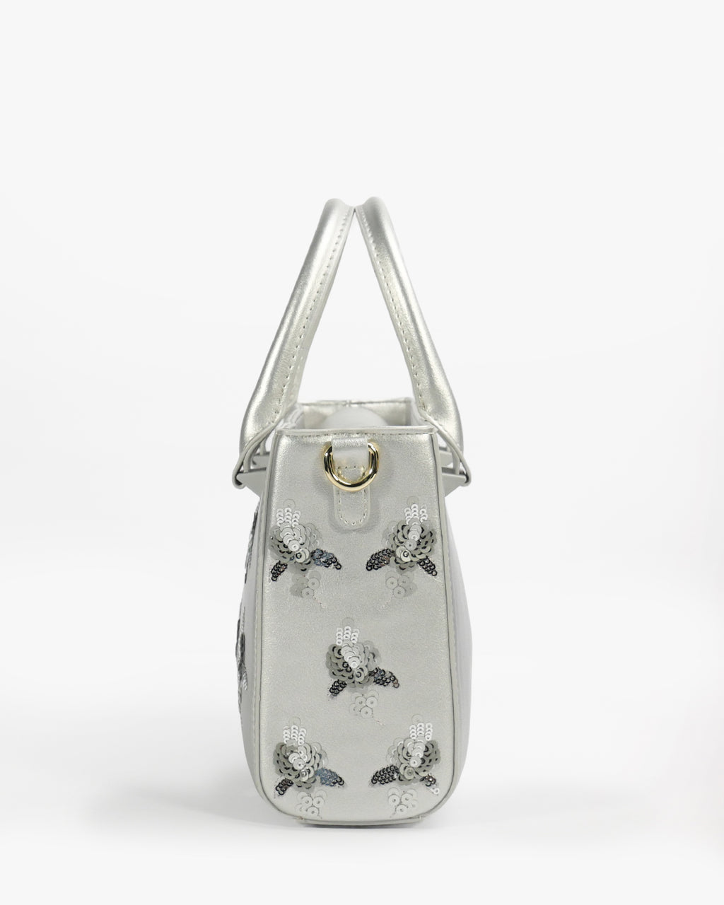 Lumina Mini Tote — Mini Bag — Silver colorway, catalogue image 3