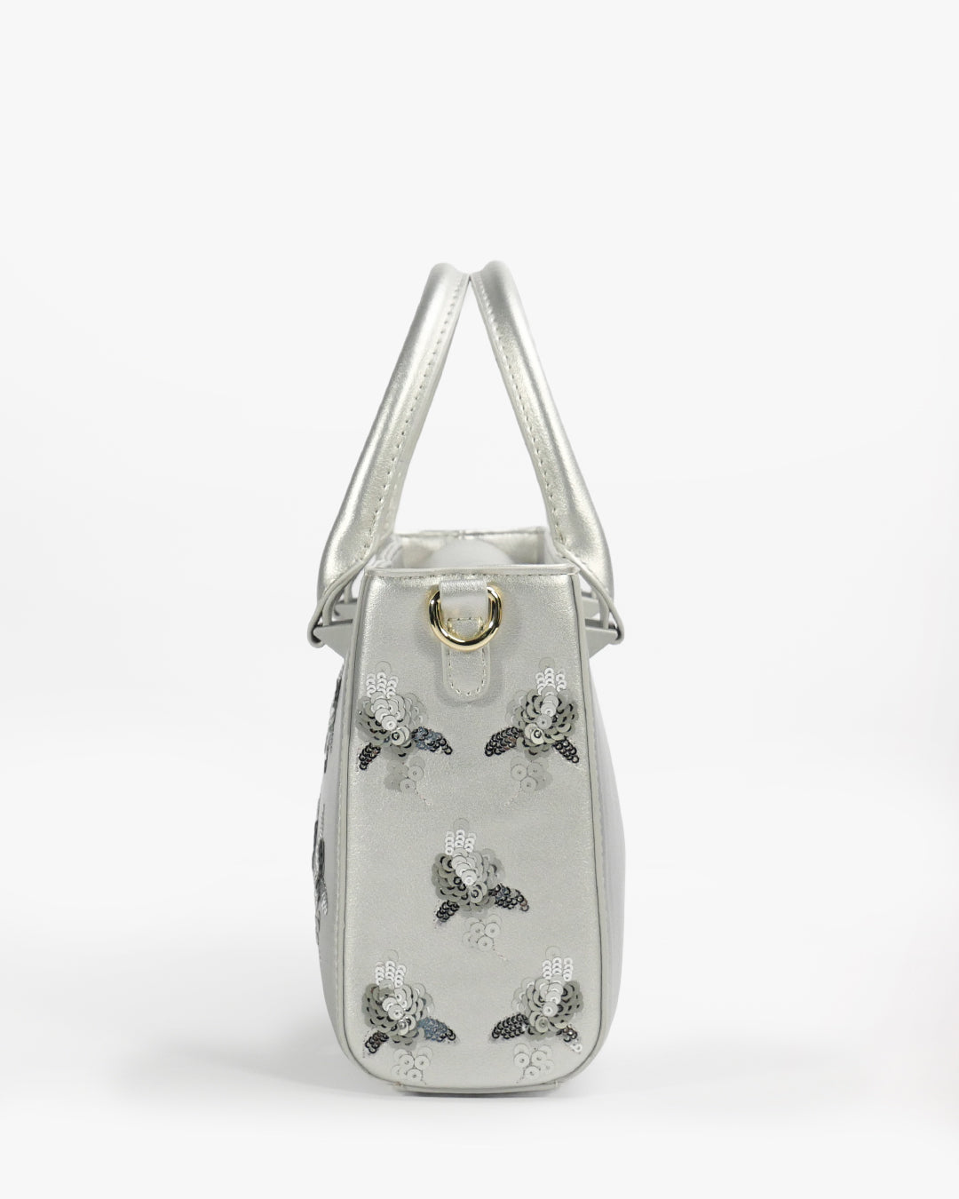 Lumina Mini Tote — Mini Bag — Silver colorway, catalogue image 3