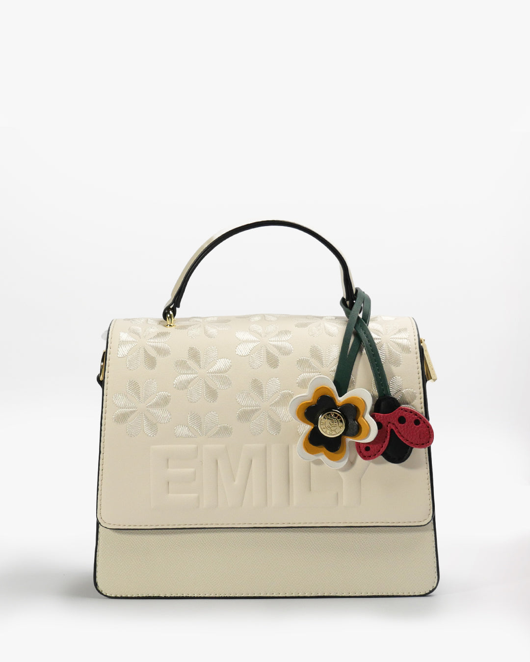 Mirabel Satchel — Flap Satchel — Beige colorway, catalogue image 1