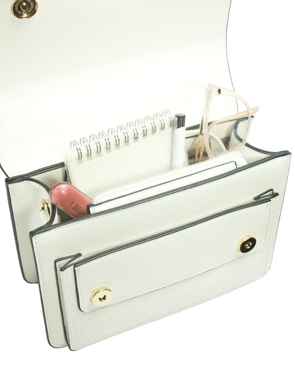 Elodie Satchel — Top-Handle Satchel — White colorway, catalogue image 5