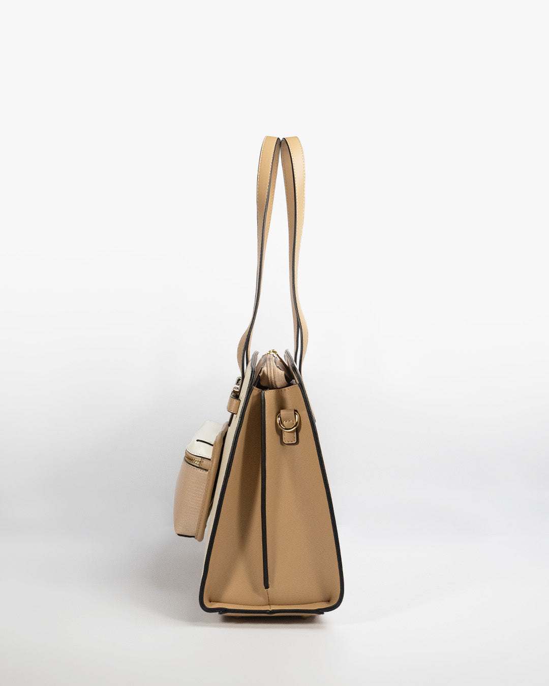 Bianca Trapeze Tote — Tote — Beige colorway, catalogue image 3