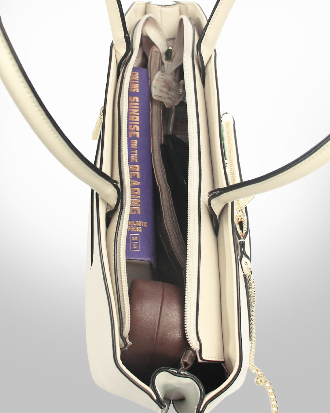 Aurelie Fan Tote — Fan Tote — Yellow colorway, catalogue image 5