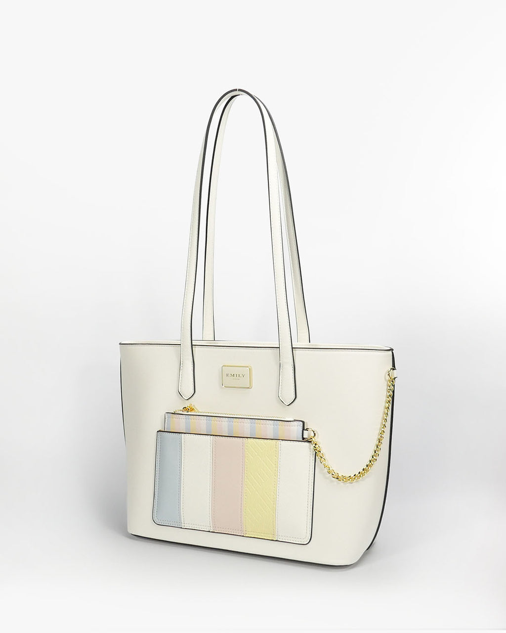 Delphine Tote — Shopper Tote — White colorway, catalogue image 2