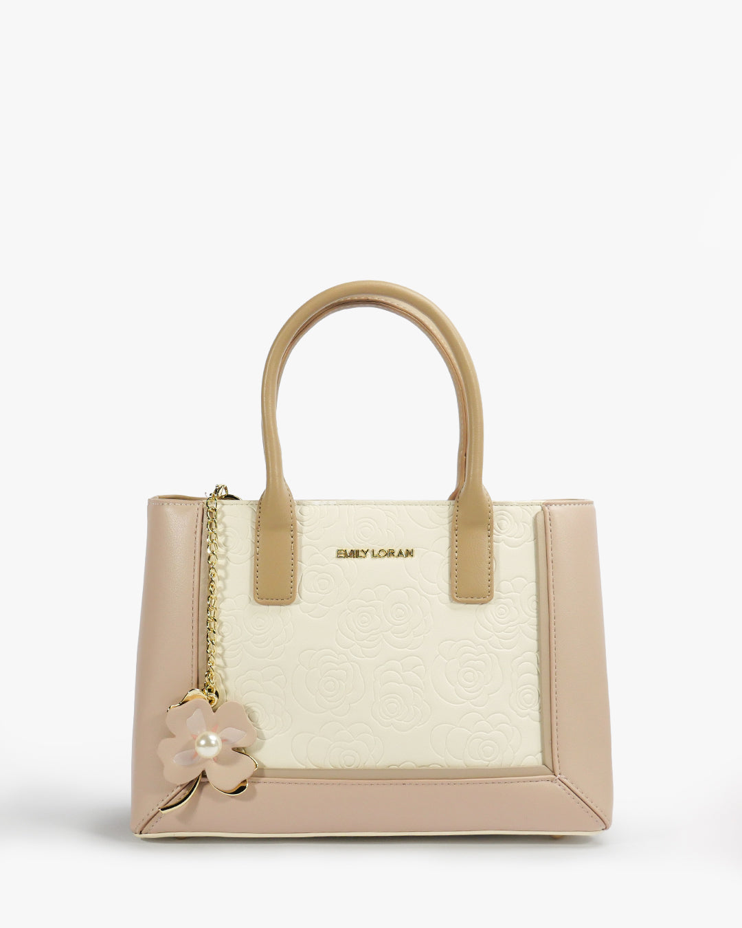 Rosette Tote — Structured Square Tote — Yellow colorway, catalogue image 1