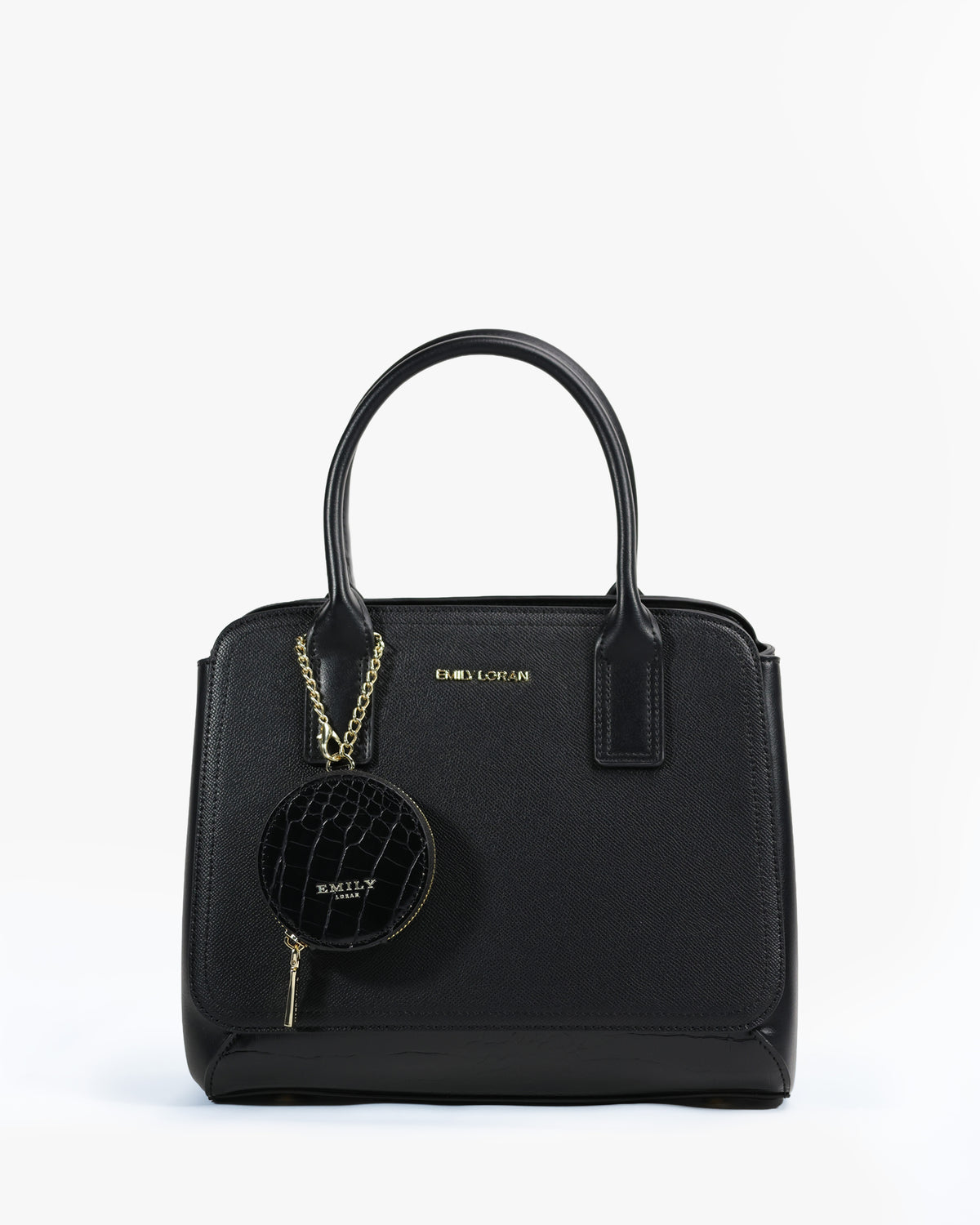 Carmela Satchel — Two-Tone Satchel — Black colorway, catalogue image 1