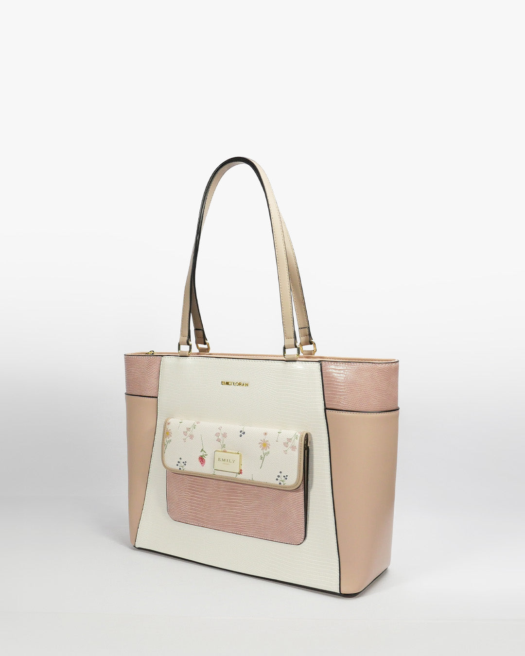 Ravenna Tote — Structured Shoulder Tote — Yellow colorway, catalogue image 2