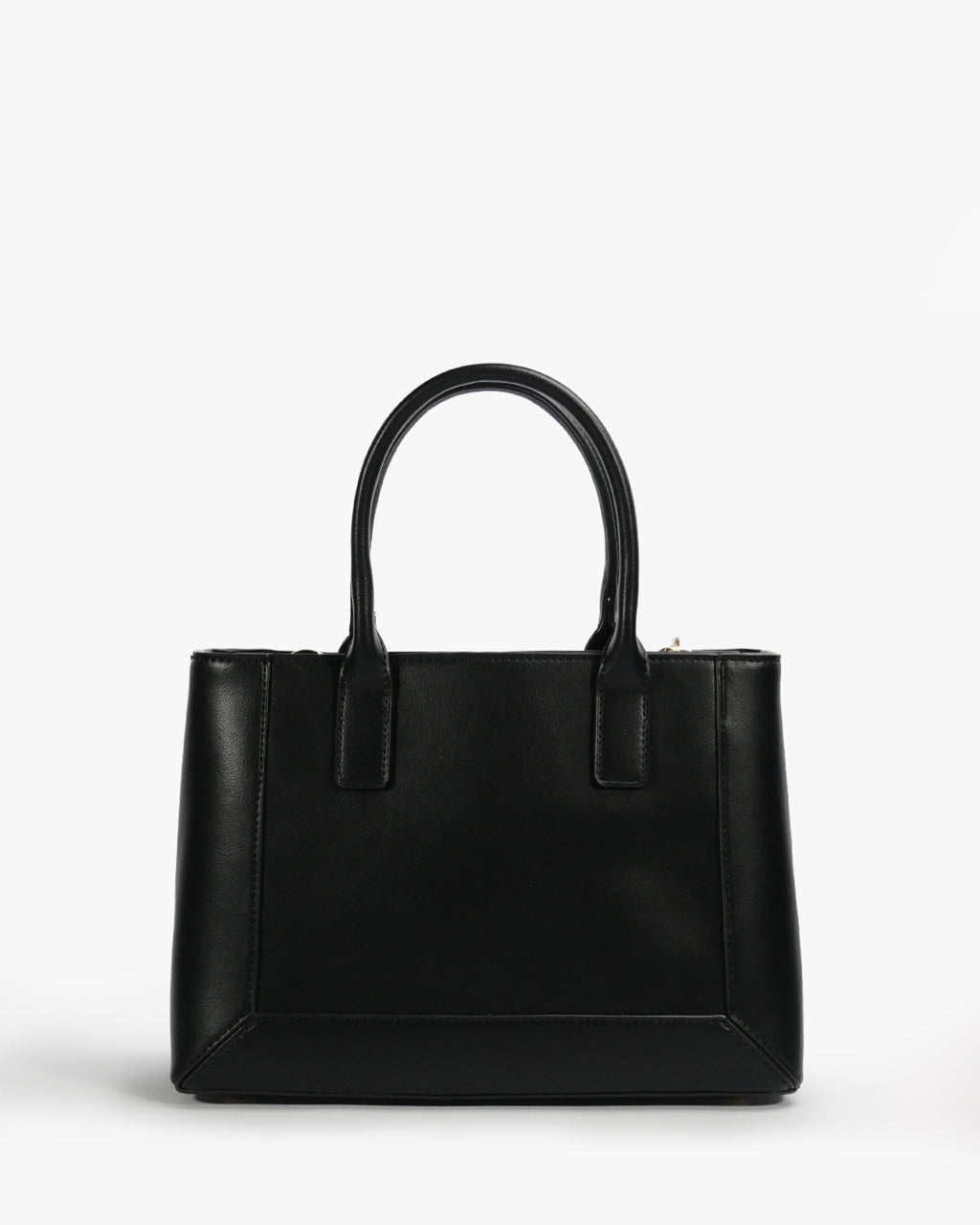 Rosette Tote — Structured Square Tote — Black colorway, catalogue image 4