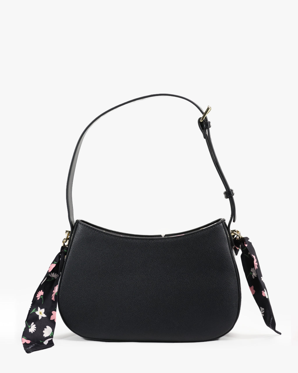 Lucia Hobo — Chain-Strap Hobo — Black colorway, catalogue image 4