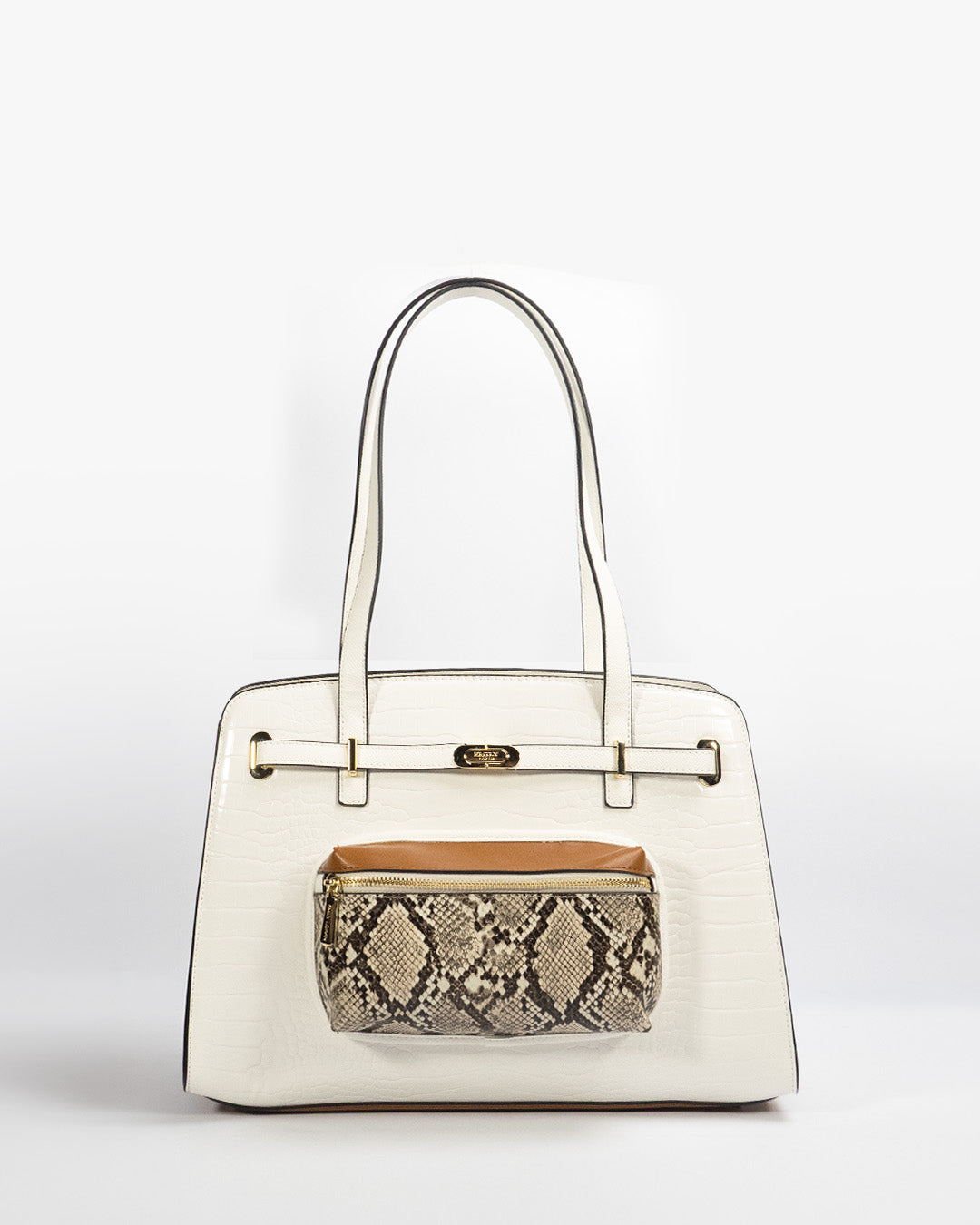 Bianca Trapeze Tote — Tote — White colorway, catalogue image 1