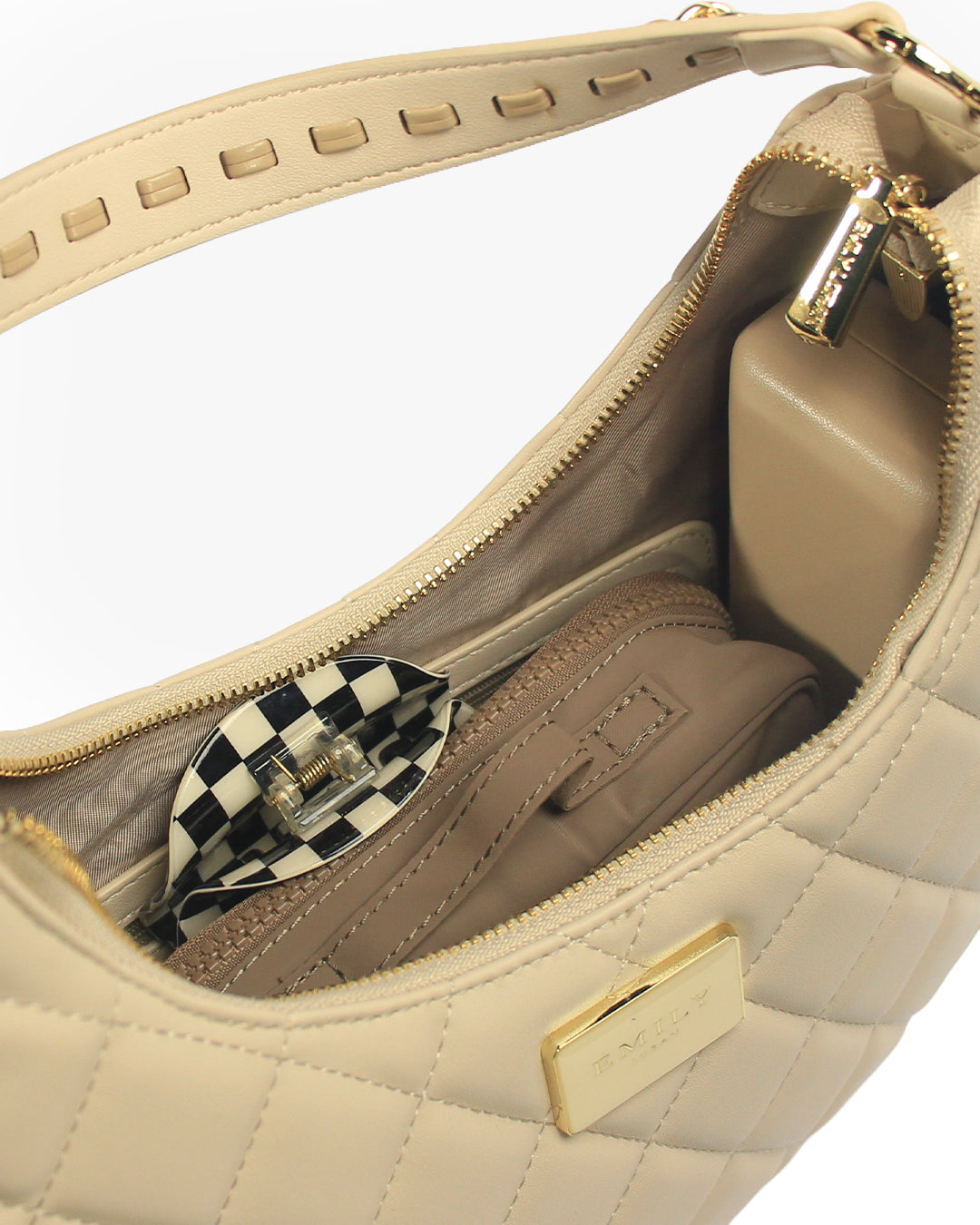 Seraphine Hobo — Hobo Bag — Beige colorway, catalogue image 5