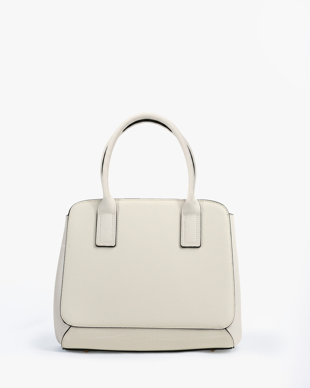 Carmela Satchel — Two-Tone Satchel — White colorway, catalogue image 4
