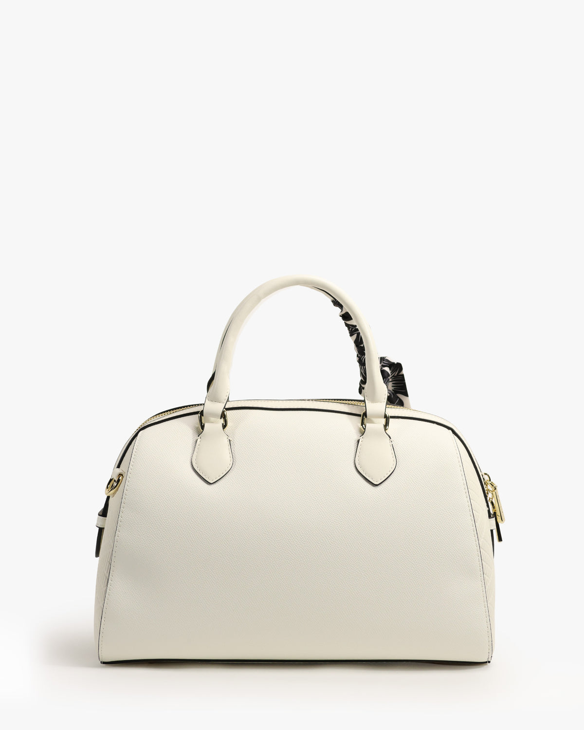 Noor Boston — Floral Boston Bag — White colorway, catalogue image 4
