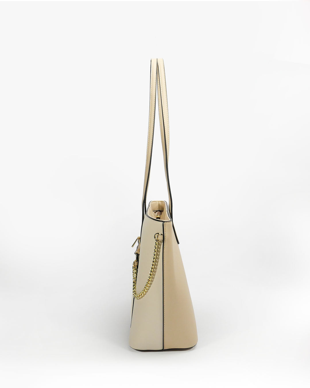 Delphine Tote — Shopper Tote — Beige colorway, catalogue image 3