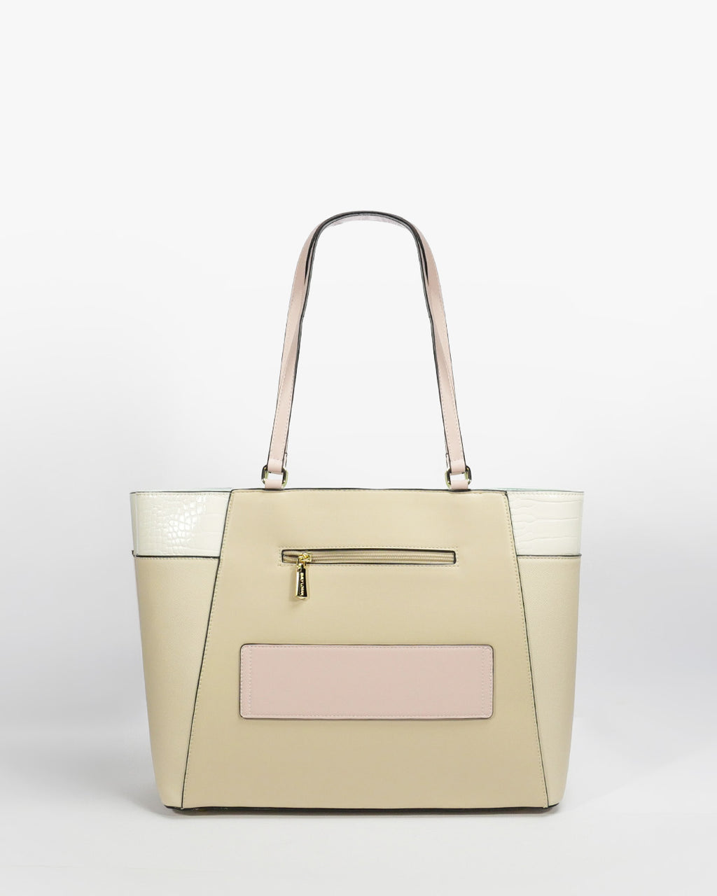 Ravenna Tote — Structured Shoulder Tote — Beige colorway, catalogue image 4