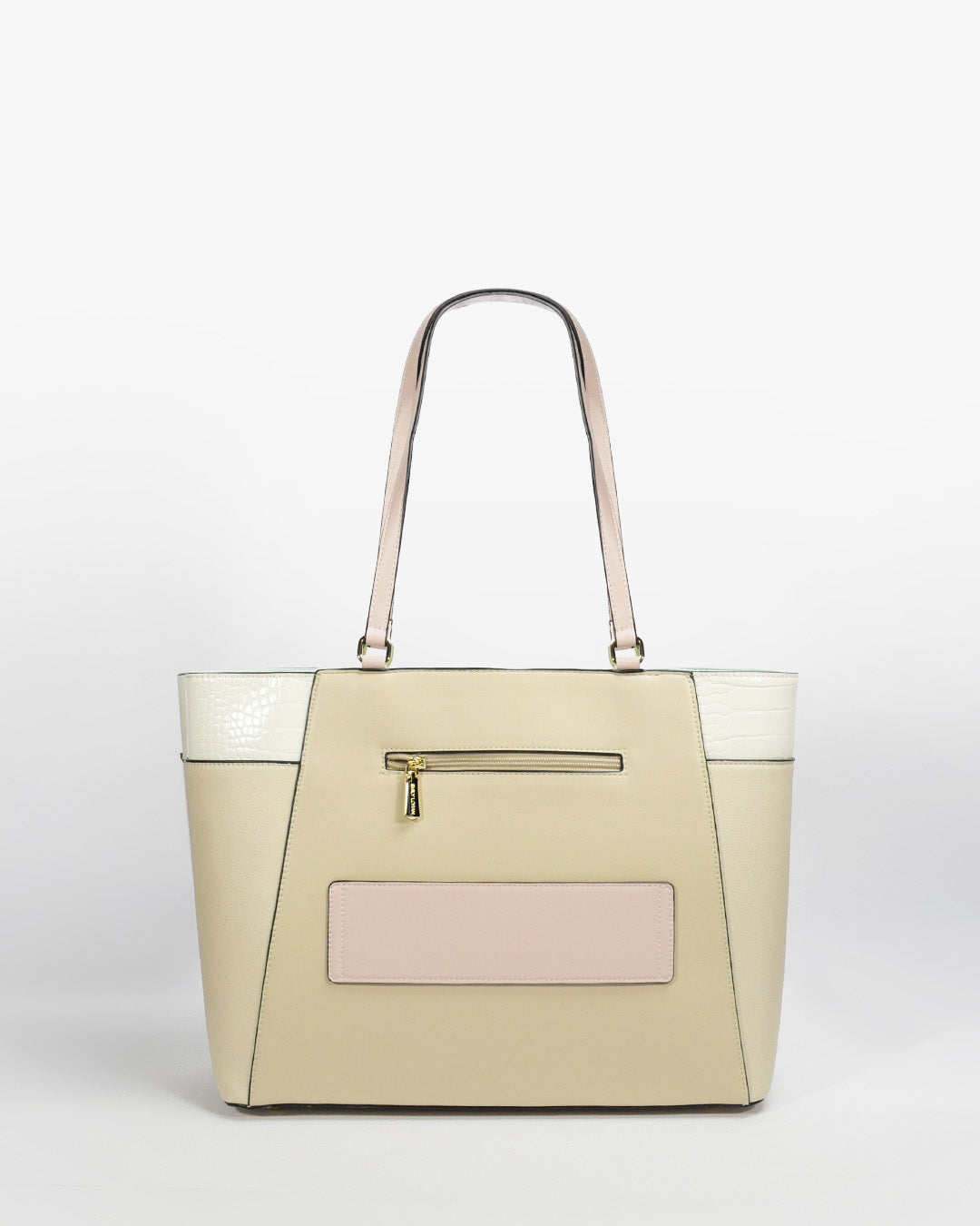 Ravenna Tote — Structured Shoulder Tote — Beige colorway, catalogue image 4