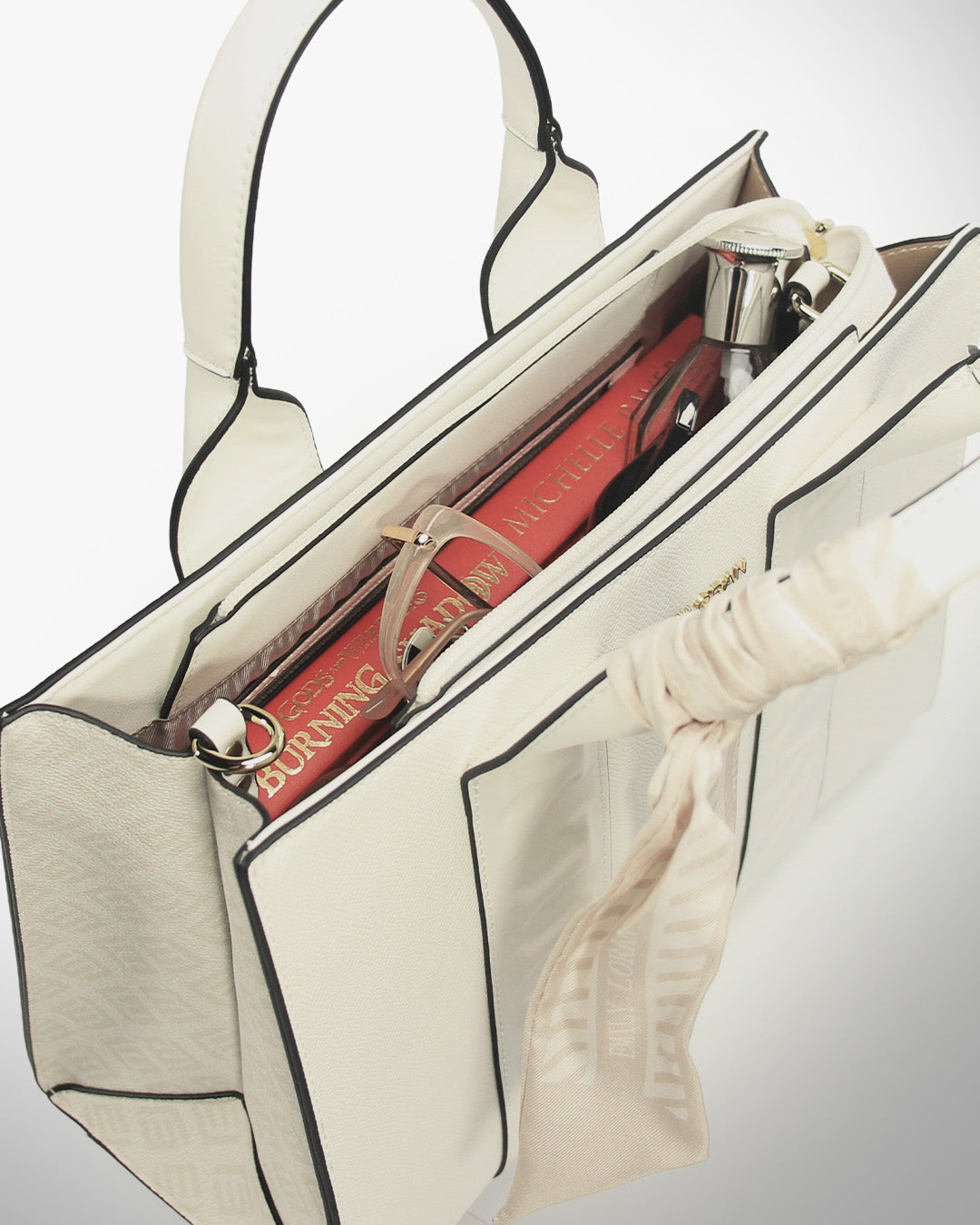 Marguerite Tote — Shopper Tote — White colorway, catalogue image 5