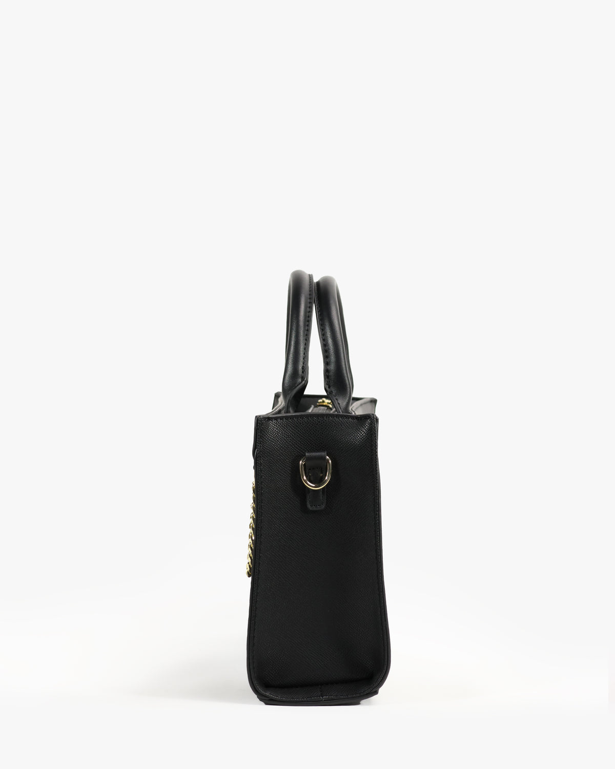 Vera Tote — Quilted Shopper Tote — Black colorway, catalogue image 3