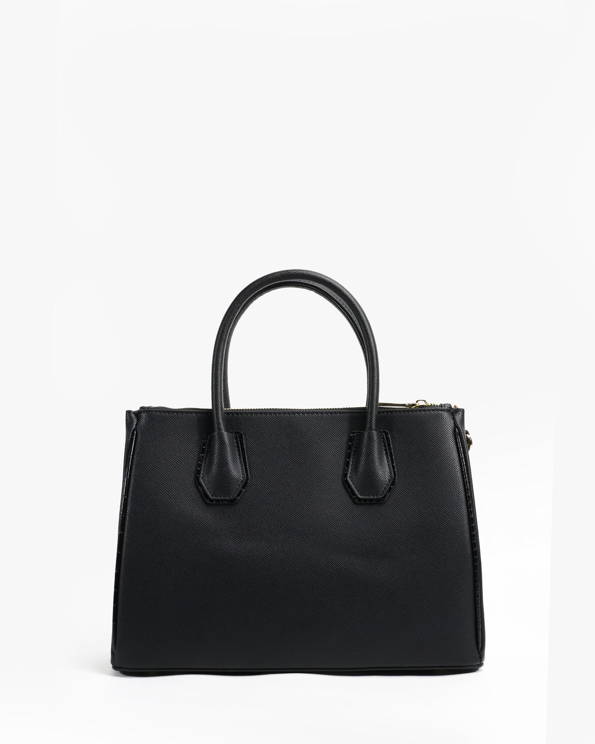 Hana Tote — Cherry Blossom Zip Tote — Black colorway, catalogue image 4