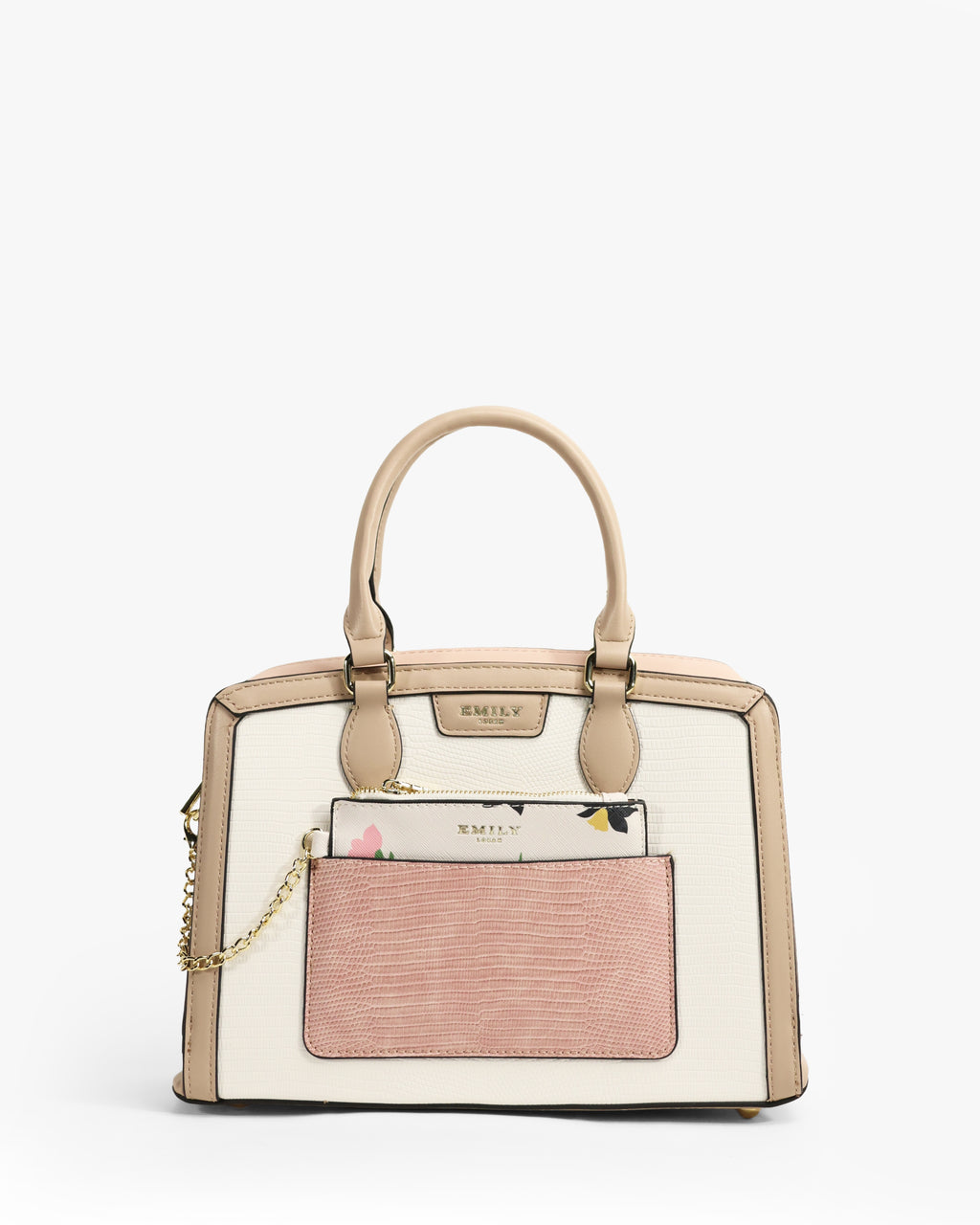 Fleur Satchel — Wildflower Satchel — White colorway, catalogue image 1