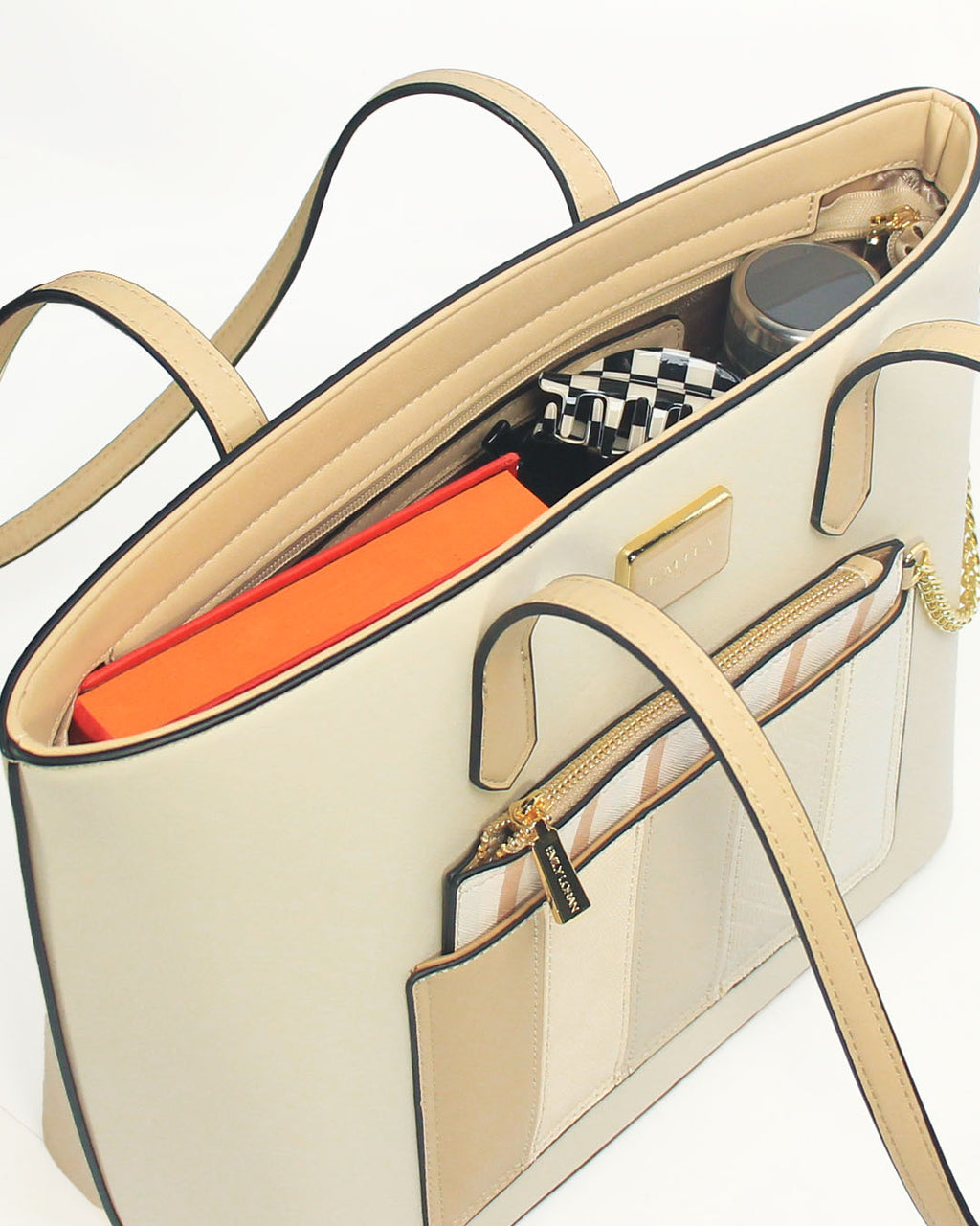 Delphine Tote — Shopper Tote — Beige colorway, catalogue image 5