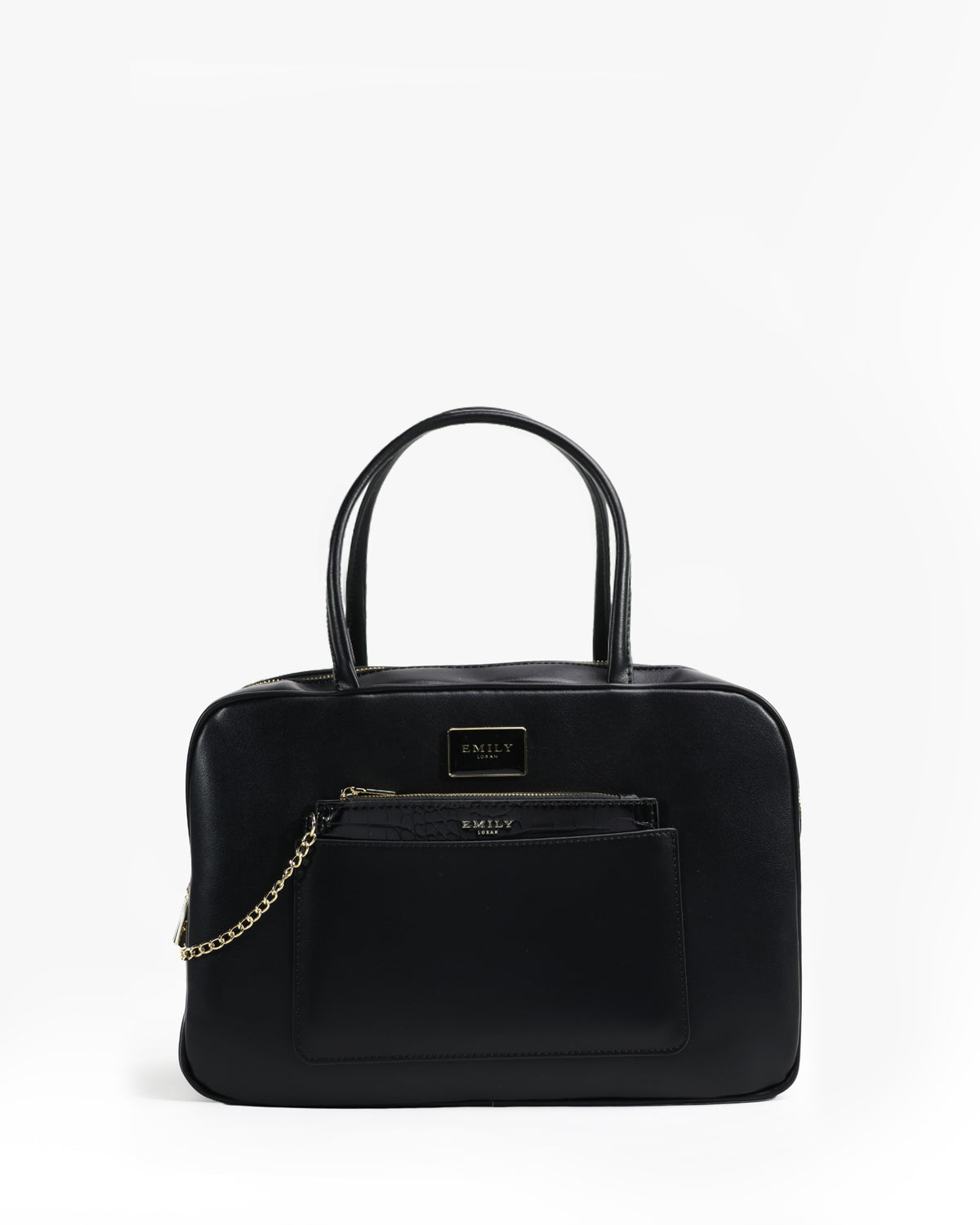 Annelise Boston — Boston Barrel Bag — Black colorway, catalogue image 1