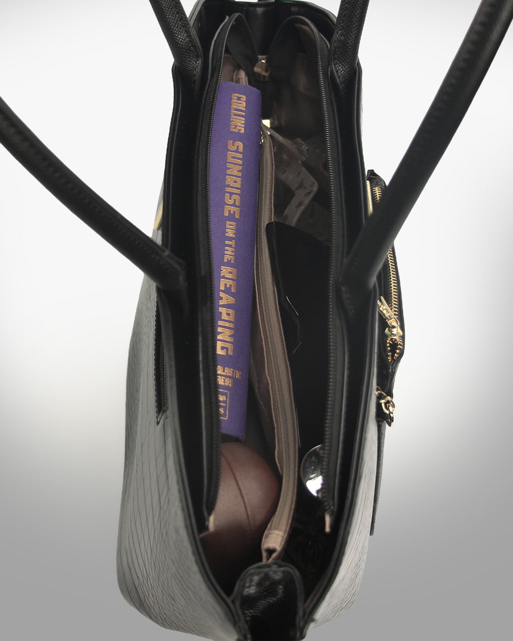 Aurelie Fan Tote — Fan Tote — Black colorway, catalogue image 5