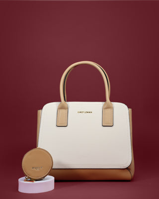 Carmela Satchel — Two-Tone Satchel