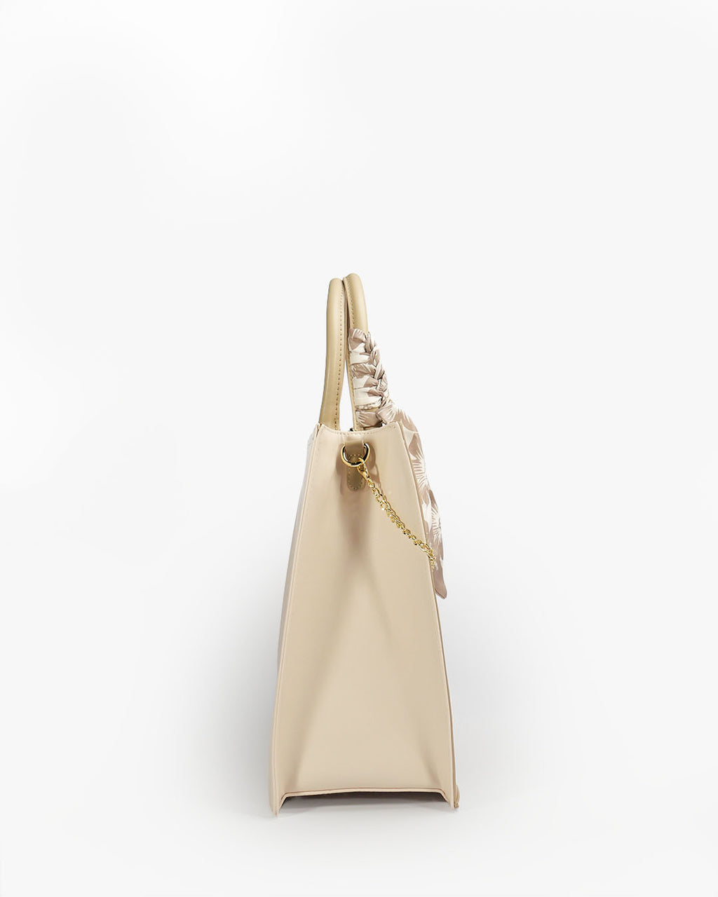 Ariana Tote — Structured Square Tote — Beige colorway, catalogue image 3