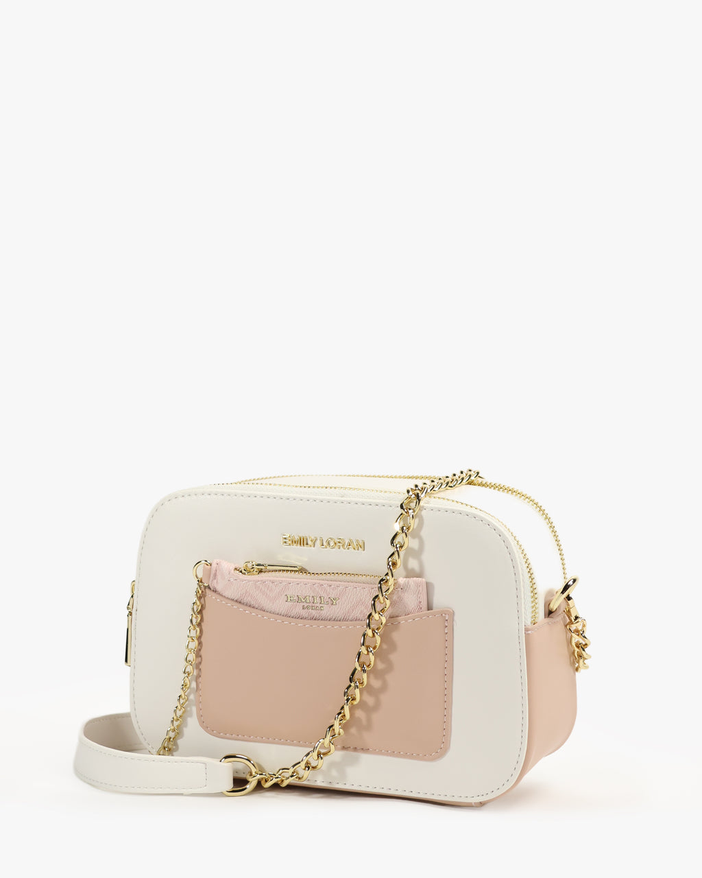 Selene Crossbody — Chain Crossbody — White colorway, catalogue image 2
