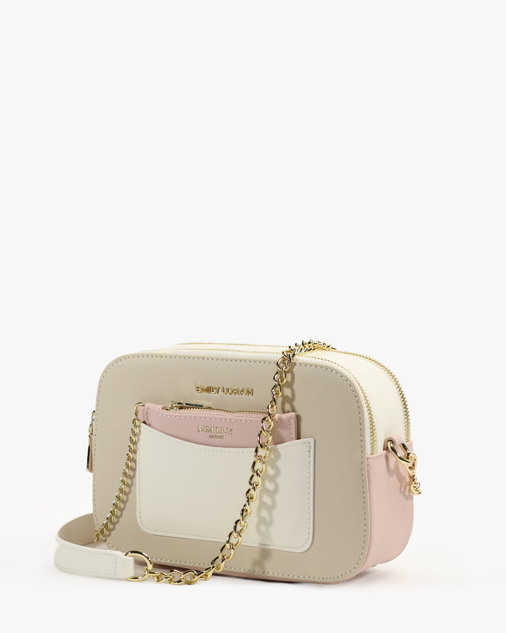 Selene Crossbody — Chain Crossbody — Beige colorway, catalogue image 2