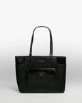 Ravenna Tote — Structured Shoulder Tote — Black colorway, catalogue image 1