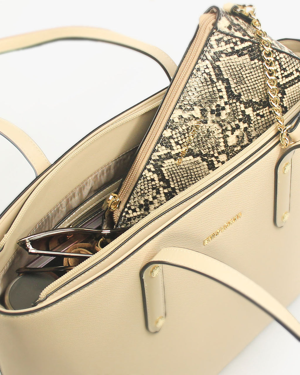 Nadia Tote — Shopper Tote — Beige colorway, catalogue image 5