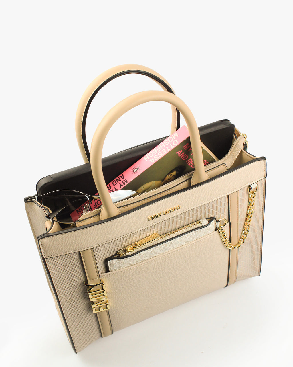 Aurore Tote — Ombré Shopper Tote — Beige colorway, catalogue image 5